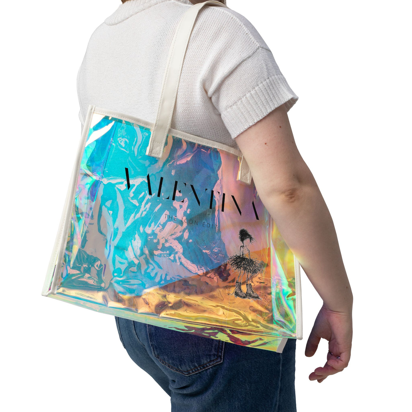 Beach Holographic Tote Bag