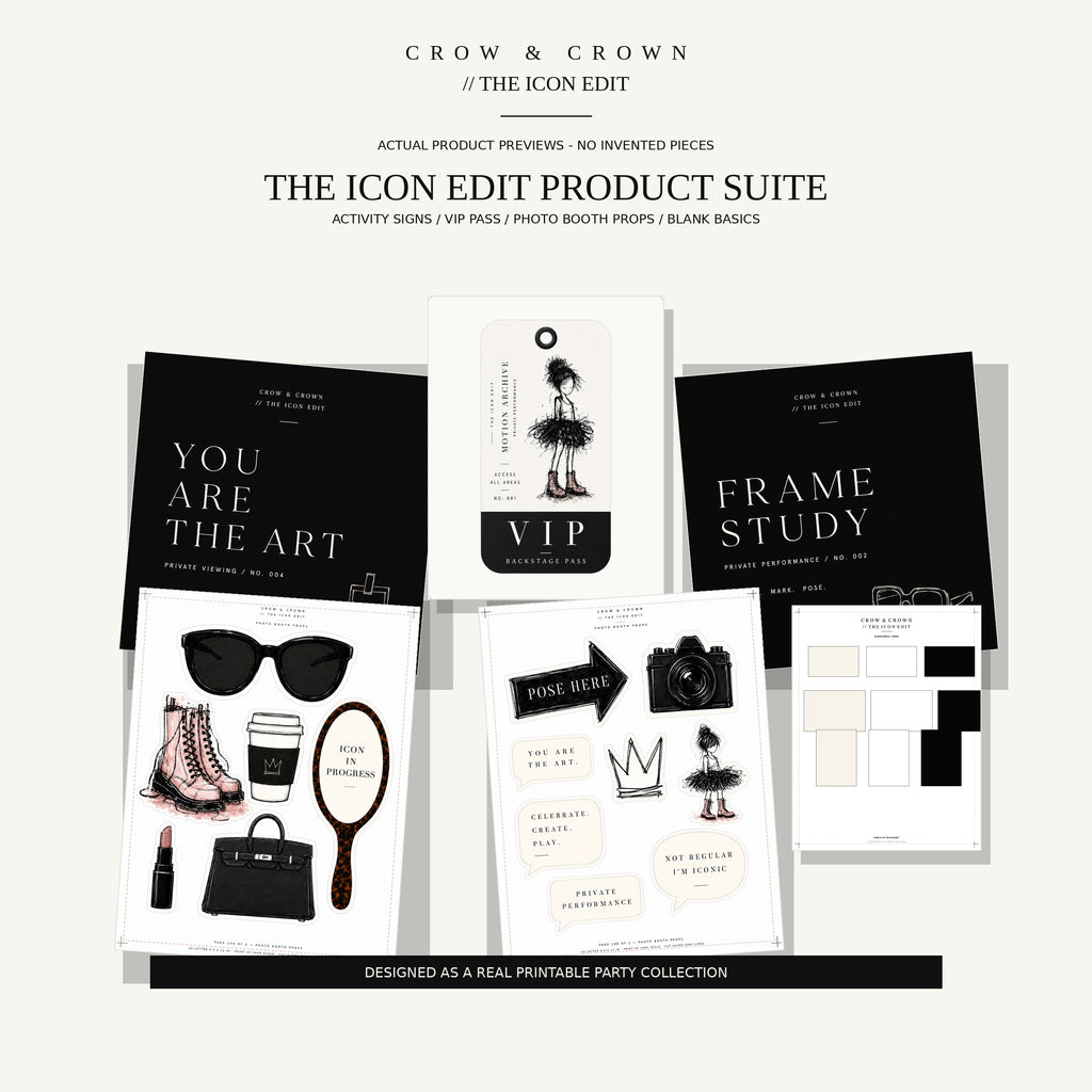 The Icon Edit — Printable Mega Bundle