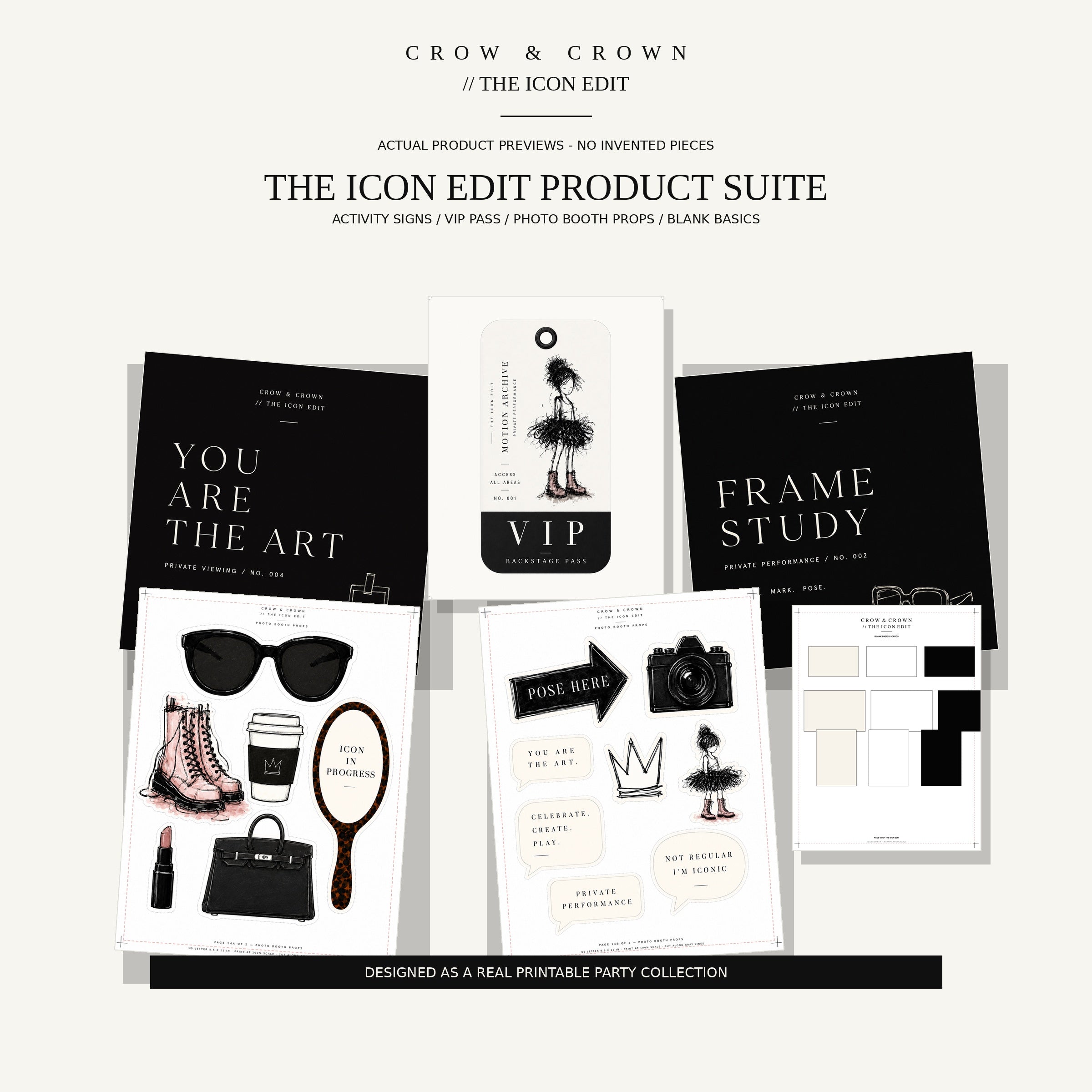 The Icon Edit — Printable Mega Bundle