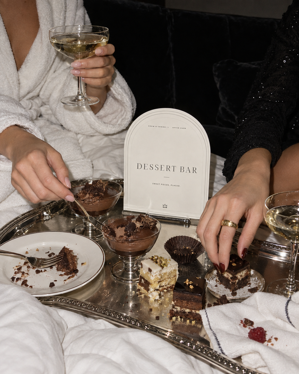The After Dark Party Dessert Bar printable sign