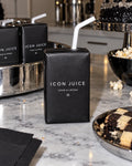 Crow & Crown fashion birthday minimal icon juice wrap — printable shown in use