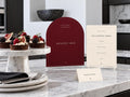 Burgundy Dessert Bar Halloween printable with an ivory menu and Sweet Bites card