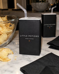 Crow & Crown halloween edit little potions juice wrap — printable shown in use